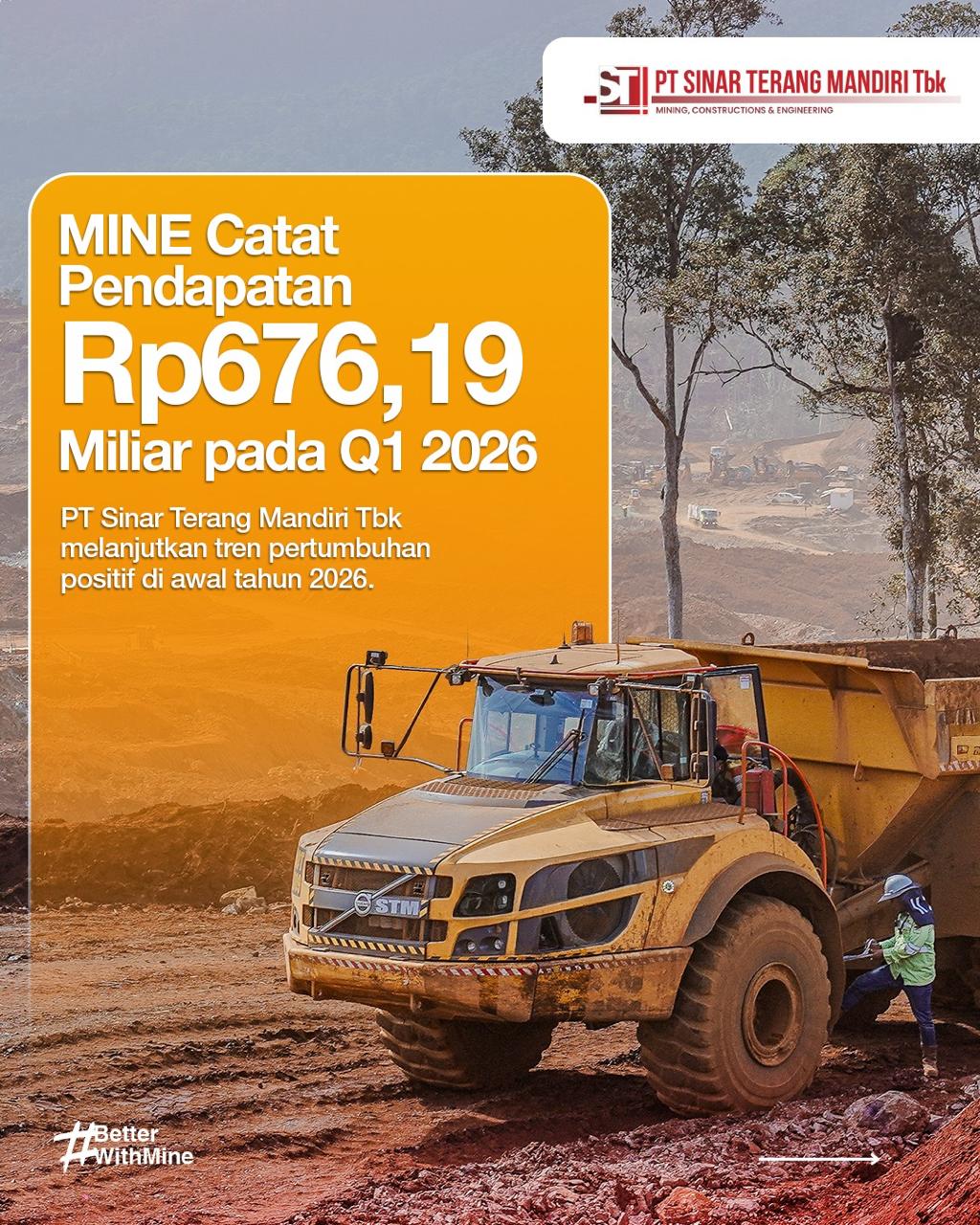 MINE Catatkan Pendapatan Rp676,19 Miliar, Tumbuh 18,1% selama Q1 2026